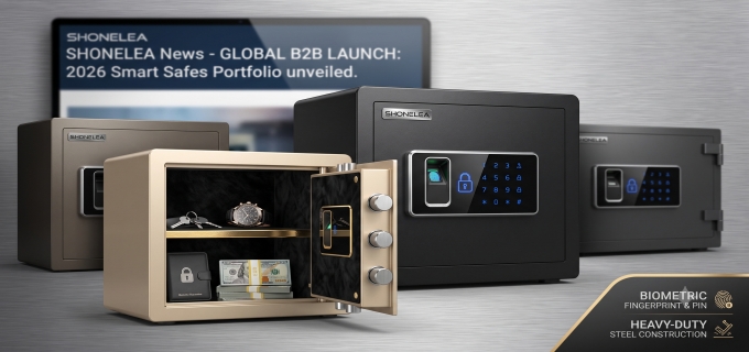 SHONELEA Launches New Biometric & Dual-Lock Smart Safes Portfolio for 2026